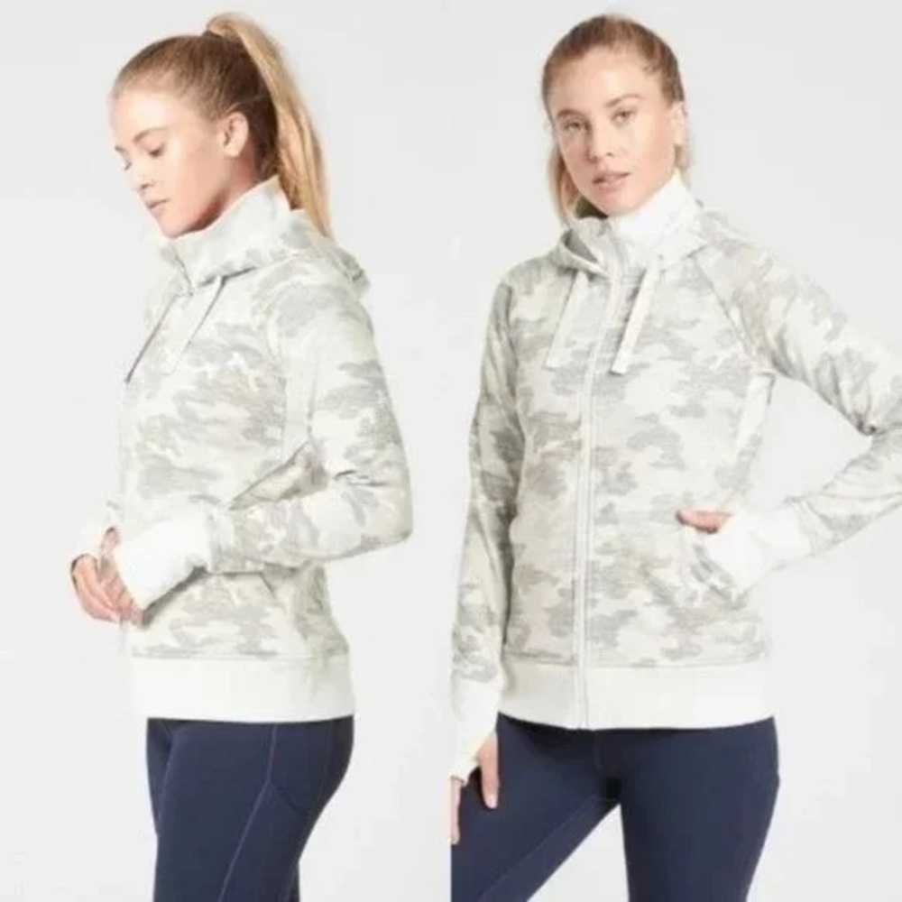 Athleta Camo Sweater